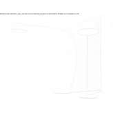 LED floor lamp made of polyurethane and metal Volot