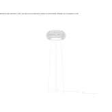 LED floor lamp made of PMMA Nuth