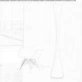 Resin LED floor lamp with dimmer Frumosu