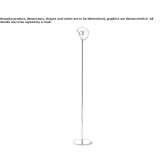 Adjustable metal floor lamp Pucking