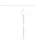 Metal floor lamp Zogno