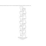 Blown glass floor lamp Gisborne