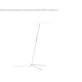 Metal floor lamp Swanmore