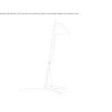 Metal floor lamp Auhagen