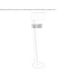 Steel floor lamp Viskovci