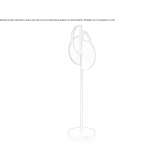 Brass LED floor lamp Bundoran