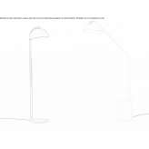 Aluminiowa lampa podłogowa LED Fulshear