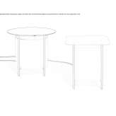 Floor lamp/coffee table Sonchamp