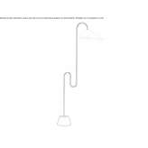 Adjustable steel floor lamp Dueren