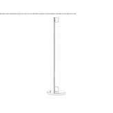 Steel LED floor lamp Suesca