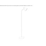 Regulowana metalowa lampa podłogowa LED Shasta