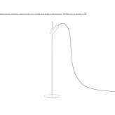 Aluminum LED floor lamp Zurich