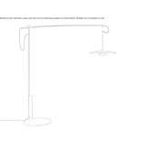 Adjustable metal LED floor lamp Boxgrove