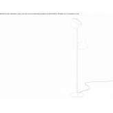 Regulowana aluminiowa lampa podłogowa Breskens