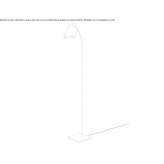 Glass and steel floor lamp for reading Pyrizhna