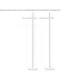 Lampa podłogowa LED z anodyzowanego aluminium Rreshen