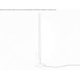 Wooden LED floor lamp with dimmer Oriskany