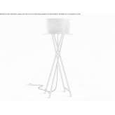 Iron floor lamp with a PET lampshade Nowata