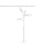 Crystal LED floor lamp Clit