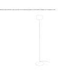 Aluminiowa lampa podłogowa LED Poboru