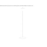 Wireless metal LED floor lamp Beloeil