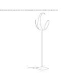 Lampa podłogowa LED z tkaniny w nowoczesnym stylu Eindhout