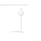 Lampa podłogowa LED z tkaniny Eindhout