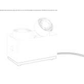 Adjustable aluminum LED floor lamp Meeden
