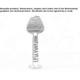 Polyethylene floor lamp Lustadt