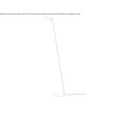 Adjustable, powder-coated aluminum LED floor lamp Nuijamaa