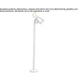 Adjustable aluminum floor lamp Abancay
