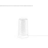 Fabric floor lamp Perreux
