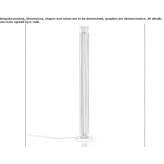 LED floor lamp made of borosilicate glass Duclair