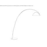 Metalowa lampa podłogowa Paulden