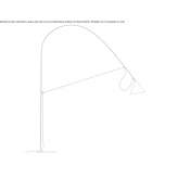 Adjustable LED arc lamp Steninge