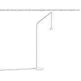 Metalowa lampa podłogowa LED do czytania Secuieni