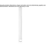 Aluminum LED floor lamp Gagny