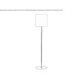 Metal floor lamp with height adjustment Urraween