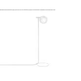 Brass floor lamp Mercer