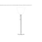 Metal floor lamp Kerva