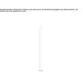 LED floor lamp in extruded aluminum Zbojna