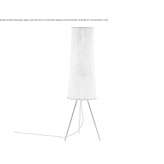 LED floor lamp made of stainless steel with a stand Nashotah