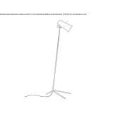 Adjustable floor lamp Bodilis
