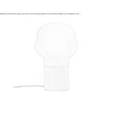 Lampa stołowa z dmuchanego szkła Sefaatli