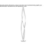 LED floor lamp made of die-cast aluminum Konuralp