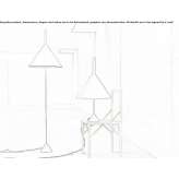 Adjustable metal floor lamp Noha