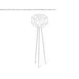 Pewterflex® LED floor lamp Boghesti