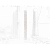 LED floor lamp made of recycled material Tomendan