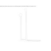 Metal floor lamp Mafra