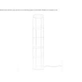 Metalowa lampa podłogowa LED Wapato